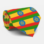 Ethiopië - Vlag van hoge kwaliteit Stropdas (Opgerold)