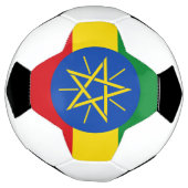 Ethiopië Vlag Voetbal (Gedraaid)