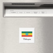 Ethiopië Vlaggenontwerp Magneet (Insitu (Vaatwasser))
