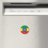 Ethiopië Vlagmagneet Magneet (Insitu (Vaatwasser))