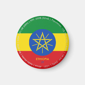 Ethiopië Vlagmagneet Magneet