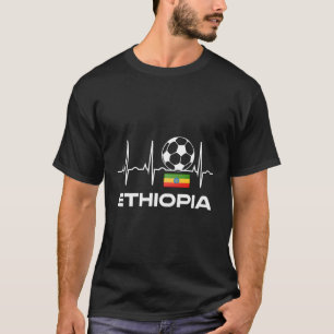 Ethiopië Voetbal Jersey Ethiopian Football GIF T-shirt