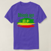 Ethiopië zegt BekaNomore T-shirt (Design voorkant)