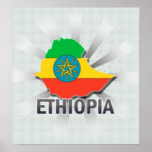 Ethiopiëllagkaart 2.0 poster