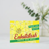 Ethiopiër gelukkig nieuwjaar briefkaart (Staand voorkant)