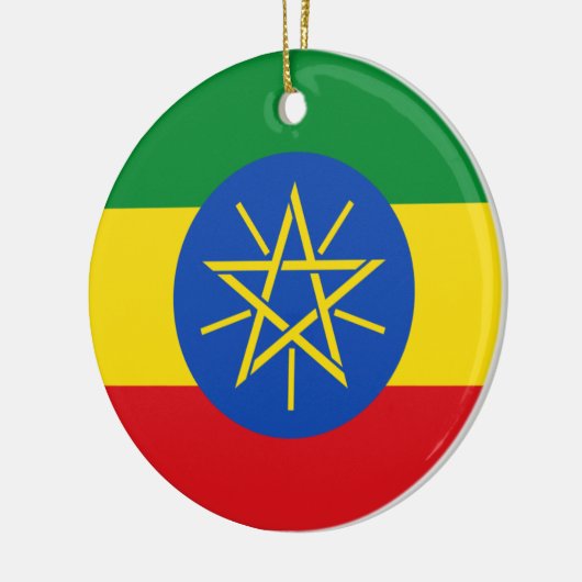 Ethiopiëvlag Ornament (Links)