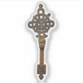 Ethiopisch-Afrikaans-Orthodox-Christelijk Kruis Sticker (Voorkant)