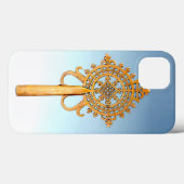 Ethiopisch Cross Iphone Hoesje (Achterkant (horizontaal))