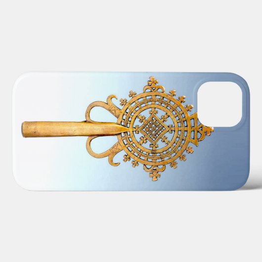 Ethiopisch Cross Iphone Hoesje (Achterkant (horizontaal))
