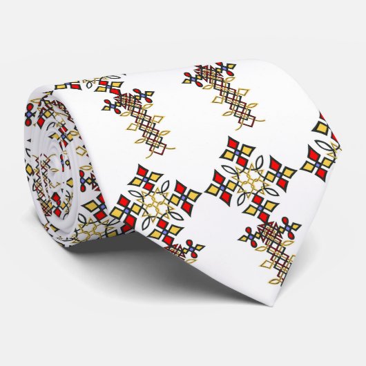 Ethiopisch Cross Stropdas (Opgerold)