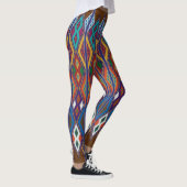 Ethiopisch etnisch patroon / Tilet Leggings (Rechts)