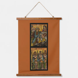 Ethiopisch kersticoon hangend wandkleed