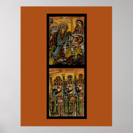 Ethiopisch kersticoon poster