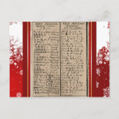 Ethiopisch-Koptisch alfabet Briefkaart (Voorkant)