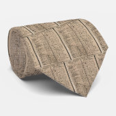 Ethiopisch-Koptisch alfabet Stropdas (Opgerold)