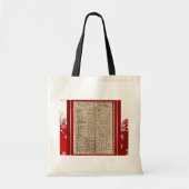 Ethiopisch-Koptisch alfabet Tote Bag (Voorkant)