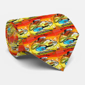 Ethiopisch Man in Turban Pesting Tea Stropdas (Opgerold)