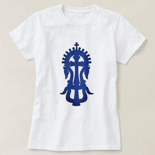 Ethiopisch-orthodox kruis ontwerp t-shirt (Design voorkant)