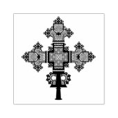 Ethiopisch-orthodox kruis rubberstempel (Afrduk)