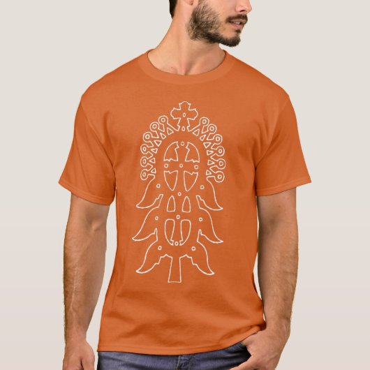 Ethiopisch-orthodox kruis t-shirt (Voorkant)