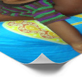 Ethiopisch poster voor moeder en kind (Hoek)