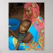 Ethiopisch poster voor moeder en kind (Voorkant)