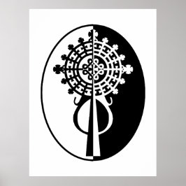 Ethiopisch processiekruis-II Poster
