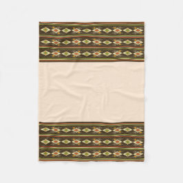 Ethiopisch Tebeb Patroon Fleece Deken