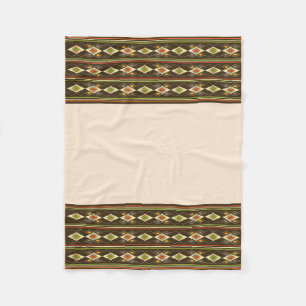 Ethiopisch Tebeb Patroon Fleece Deken