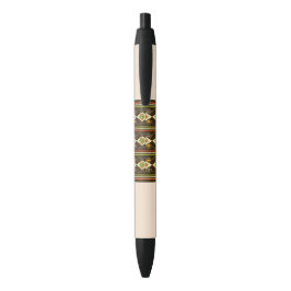 Ethiopisch Tebeb Patroon Zwarte Inkt Pen