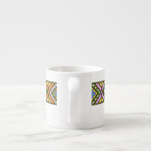 Ethiopisch traditioneel patroon espresso kop (Achterkant)