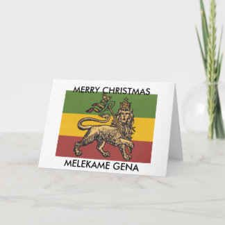 ETHIOPISCH WENSKAART FEESTDAGEN KAART
