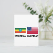 Ethiopische Amerikaan Briefkaart (Staand voorkant)