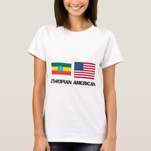 Ethiopische Amerikaan T-shirt