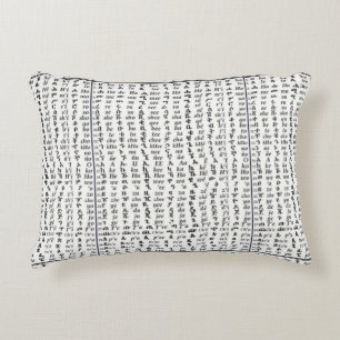 Ethiopische Amharic Alphabet Ge'ez Accent Pillow Kussen