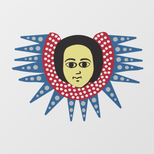 Ethiopische Angel Raamsticker (Vel)