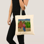 Ethiopische Art Canvas tas (Voorkant (product))
