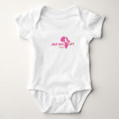 Ethiopische "Baby Girl" Romper (Voorkant)