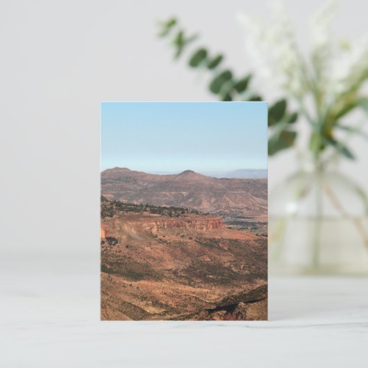 Ethiopische bergen briefkaart (Staand voorkant)