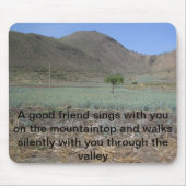 Ethiopische bergen mousepad muismat (Voorkant)