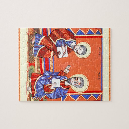 Ethiopische Bijbel-Saint-Luke-Saint-John Legpuzzel (Horizontaal)
