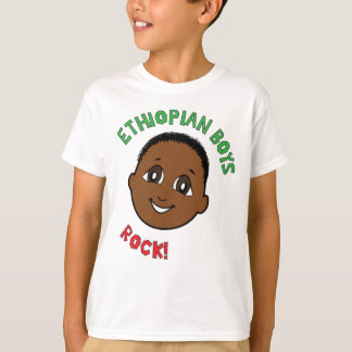 Ethiopische boys Rock! T-shirt
