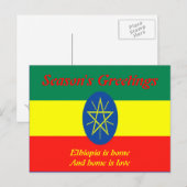 Ethiopische briefkaarten (Voorkant / Achterkant)