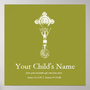 Ethiopische Cross - Herdenking Poster