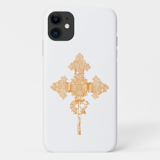 Ethiopische Cross iPhone Case (Achterkant)