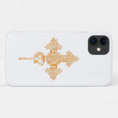 Ethiopische Cross iPhone Case (Achterkant (horizontaal))