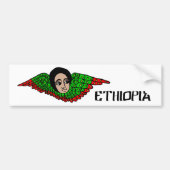 Ethiopische engel rood-groen-geel bumpersticker (Voorkant)