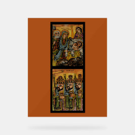 Ethiopische geboorte-icoon acryl bord