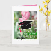 Ethiopische gefeliciteerd met een Vrouw Amhaars Kaart (Gele Bloem)