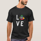 Ethiopische Habesha Love Style Short hoeve T-shirt (Voorkant)